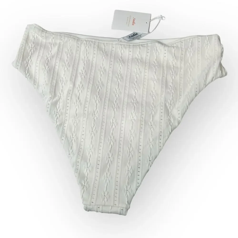 NWT Andie The 90s High‎ Waisted Bottom Size Medium
